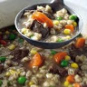Slow Cooker Beef and Barley Soup