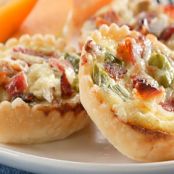 BACON AND MUSHROON BITE-SIZED QUICHES