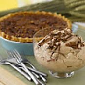 Pecan Pie with Chocolate-Cinnamon Whipped Cream