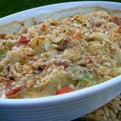 Cabbage & Scalloped Ham Casserole