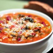 Veggie Overload Minestrone Soup