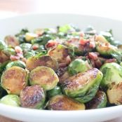 Bacon Brussels Sprouts with Brown Butter Vinaigrette