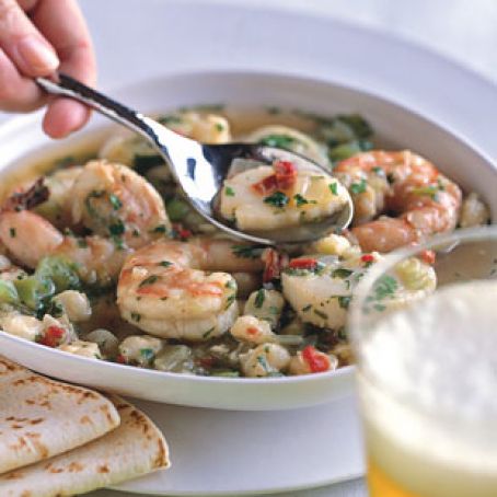 Soup: Shrimp and Scallop Posole