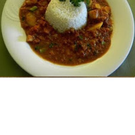 PUERTO RICAN STYLE CORNED BEEF AND RICE