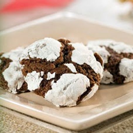 Fudgy Crinkle Cookies