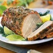 Rosemary & Garlic Smoked Pork Roast