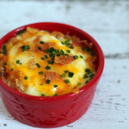 Mashed Cauliflower Mini Casseroles