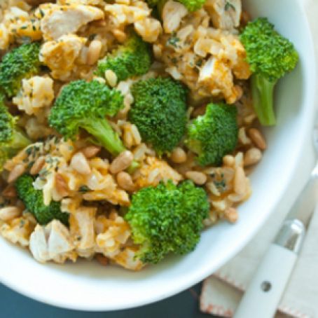 Broccoli Chicken with Brown Rice