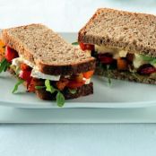 Roasted vegetable sandwich