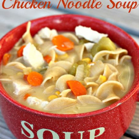Slow Cooker Chicken Noodle Soup
