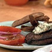 Flat-Iron Steaks with Blue Cheese Butter