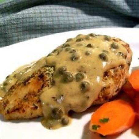 Chicken Breasts in Caper Cream Sauce