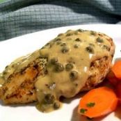 Chicken Breasts in Caper Cream Sauce