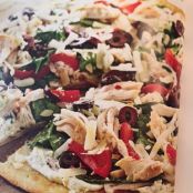 Chicken, Spinach & Goat Cheese Pizza