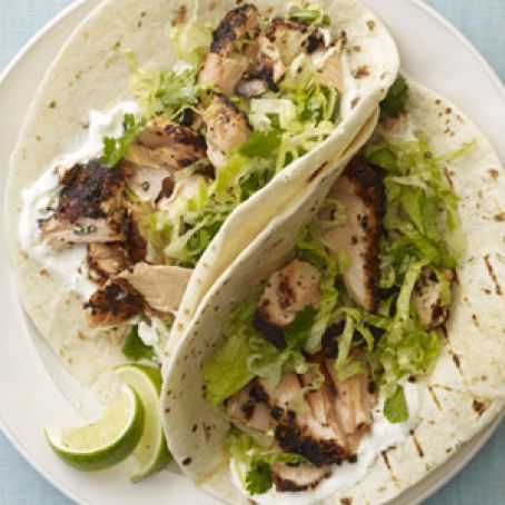 Blackened Salmon Soft Tacos