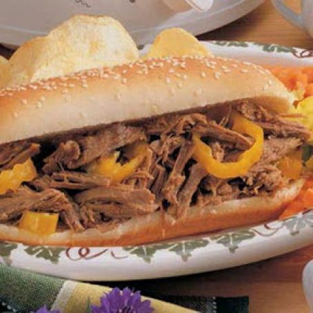 Italian Beef Hoagies