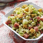 Pasta Salad With Melon Salsa