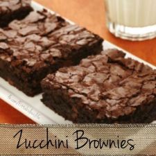 Zucchini brownies