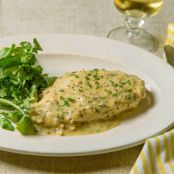 Velvet Chicken Breast With Mustard Sauce