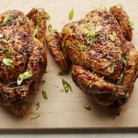 Soy-Glazed Roast Chicken