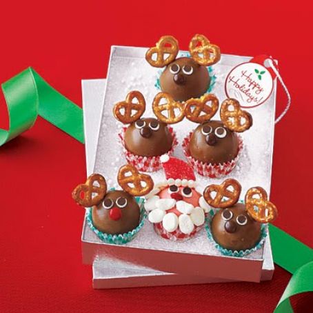 Santa and Reindeer Truffles