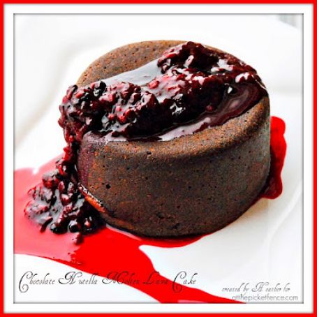 Chocolate Nutella Molten Lava Cakes