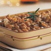 NAVY****Navy Bean-and-Artichoke Casserole with Goat Cheese - 6 Points