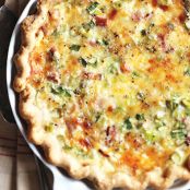 Gruyère and Bacon Quiche