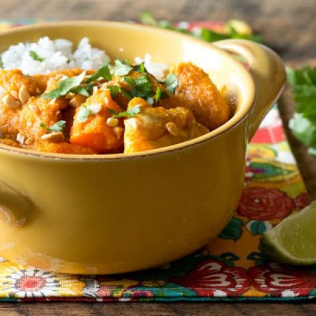 Coconut Chicken & Sweet Potato Stew
