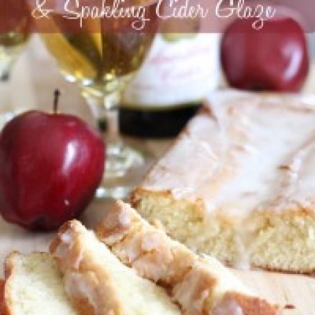 Sparkling Cider Pound Cake with Sparkling Cider Glaze