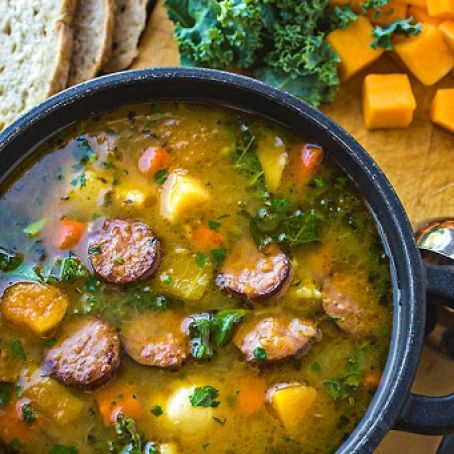 Harvest Stew with Smoked Sausage