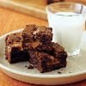 Warm Nutty Caramel Brownies