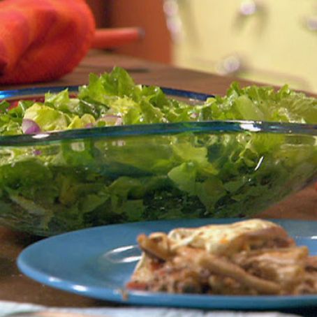 Rachel Ray's Whole Wheat Skillet Lasagna and Escarole Salad