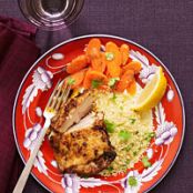 Moroccan Chicken with Honeyed Carrots