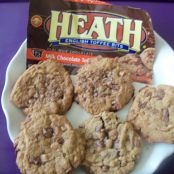 HEATH BITS PEANUTBUTTER COOKIES