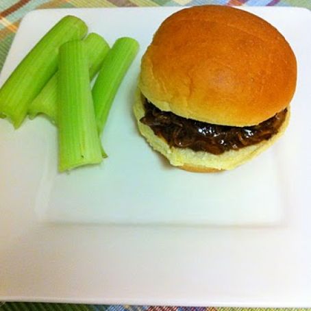 Slow Cooked BBQ Sliders