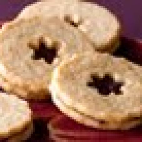 Hazelnut-Chocolate Linzer Cookies