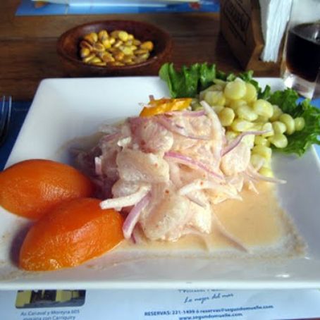CEVICHE PERUANO MIXTO Y TIRADITO DE LENGUADO
