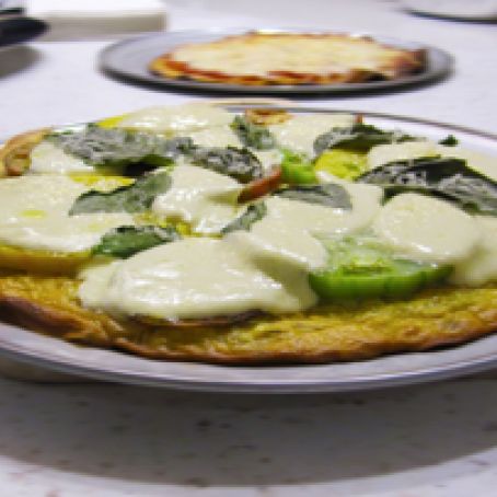 Heirloom Tomato Caprese Flatbread