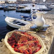 Slow-Roasted Tuna with Tomatoes, Herbs, and Spices
