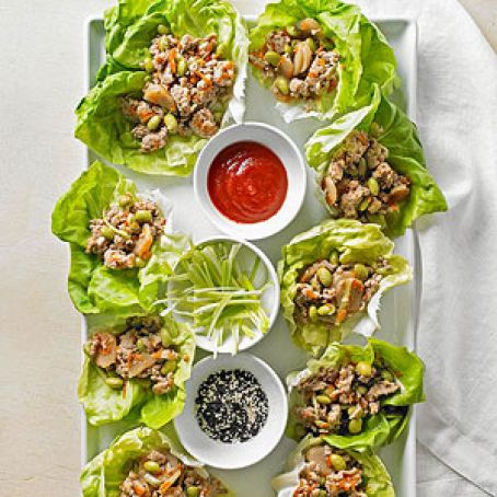 Asian Chicken Lettuce Wraps