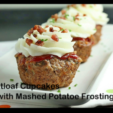 Mini Meatloaf with Mashed Potatoes