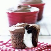 Molten Marshmallow Cakes
