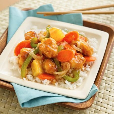 Sweet-and-Sour Chicken Stir-Fry