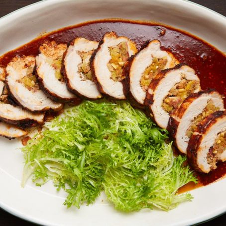 Chorizo Stuffed Pork Roast with Three Chiles Adobon( Lomo Relleno a los Tres Chiles)