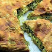 Broccoli and gorgonzola pie