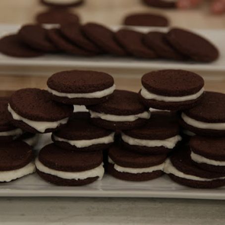 Chocolate Truckers — Chocolate Sandwich Cookies with Butter Cream Frosting