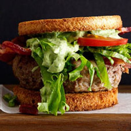 Club Burger Sliders with Avocado-Ranch Dressing