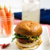Quinoa Turkey Burgers with Sun Dried Tomato Aioli