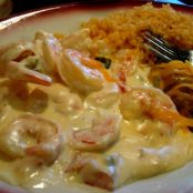 CAMARONES AL CHIPOTLE CON CREMA Y CHAMPIÑONES